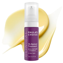 Paula's Choice Clinical 1% Retinol crema en botella, ayuda a suavizar arrugas.