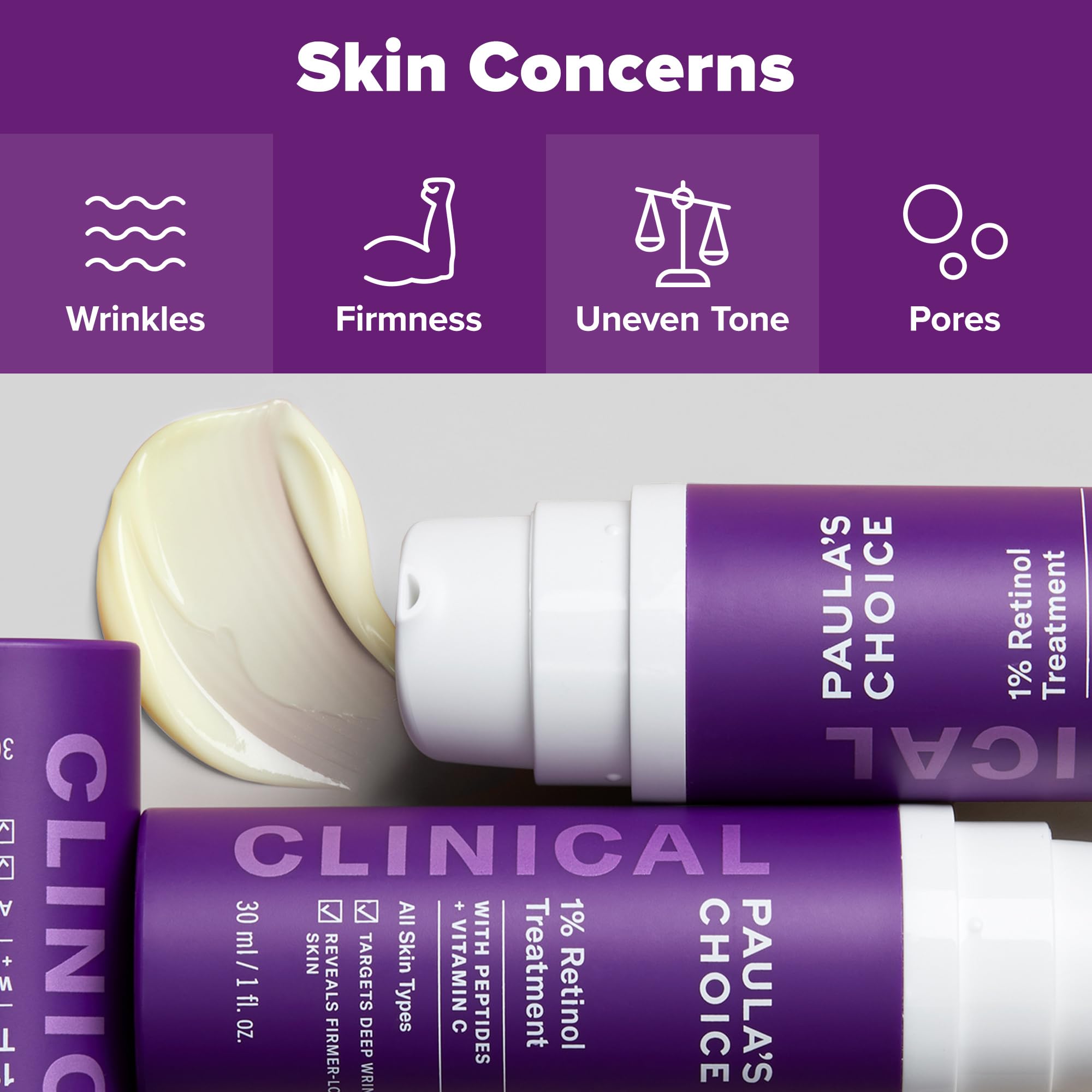 Paula's Choice Clinical 1% Retinol, sin fragancia: apto para piel sensible
