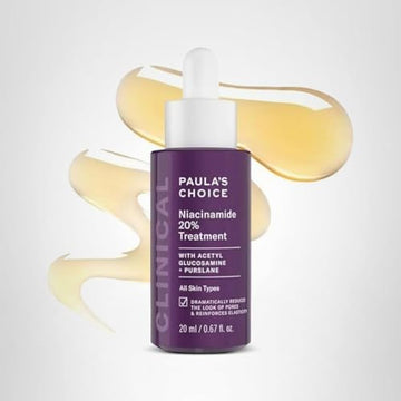 Paula's Choice Clinical 20% Niacinamida: rutina diaria de cuidado facial para mejorar textura.