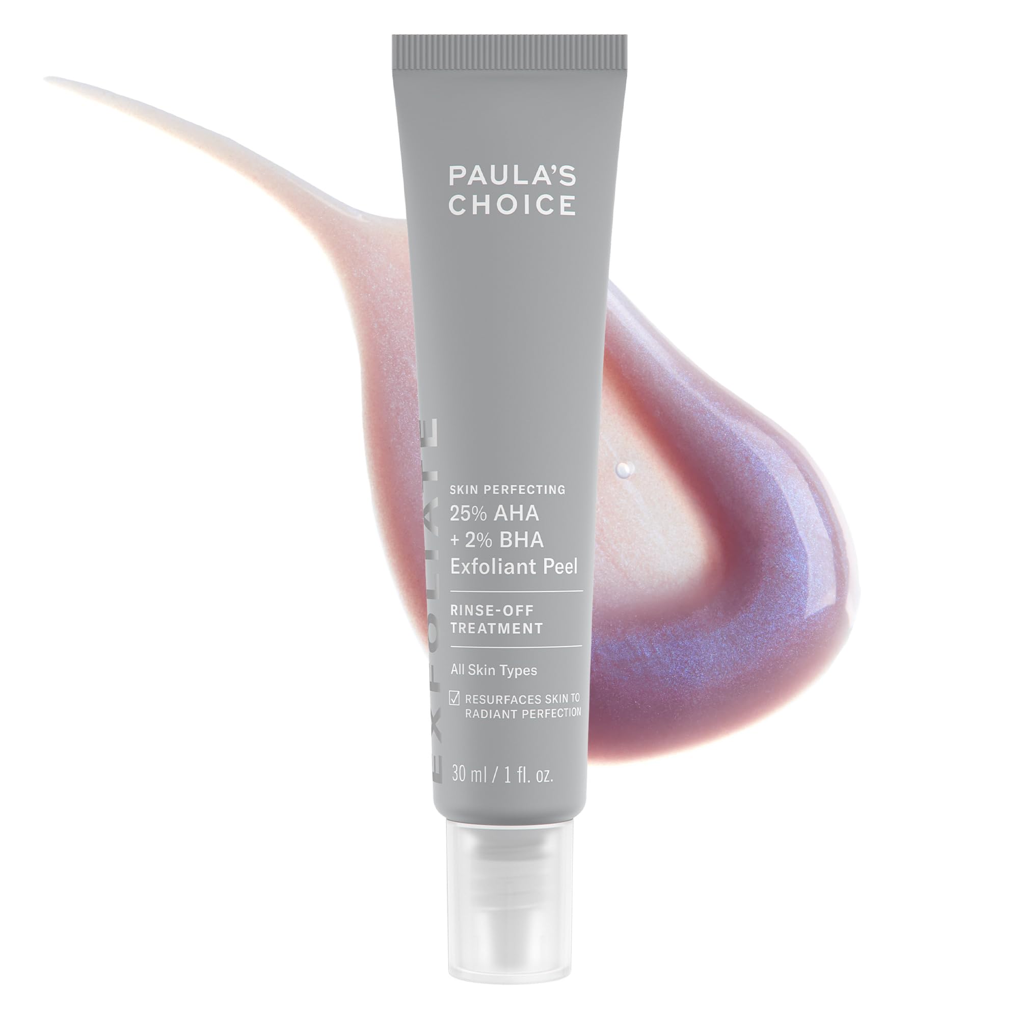 Paula's Choice Exfoliante Peel: botella visible y potente para una piel más suave