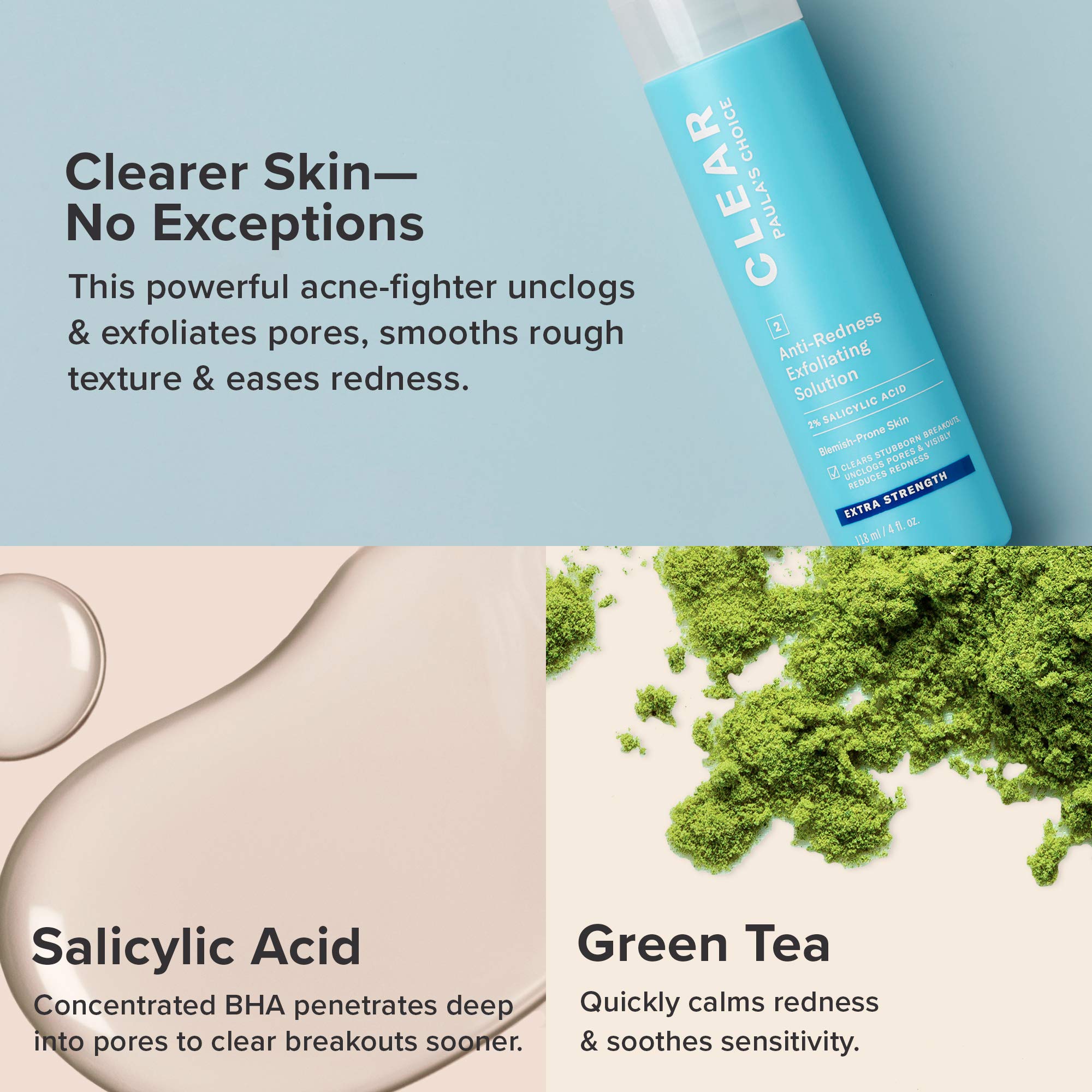 Paula's Choice Exfoliante textura ligera que hidrata sin grasa.