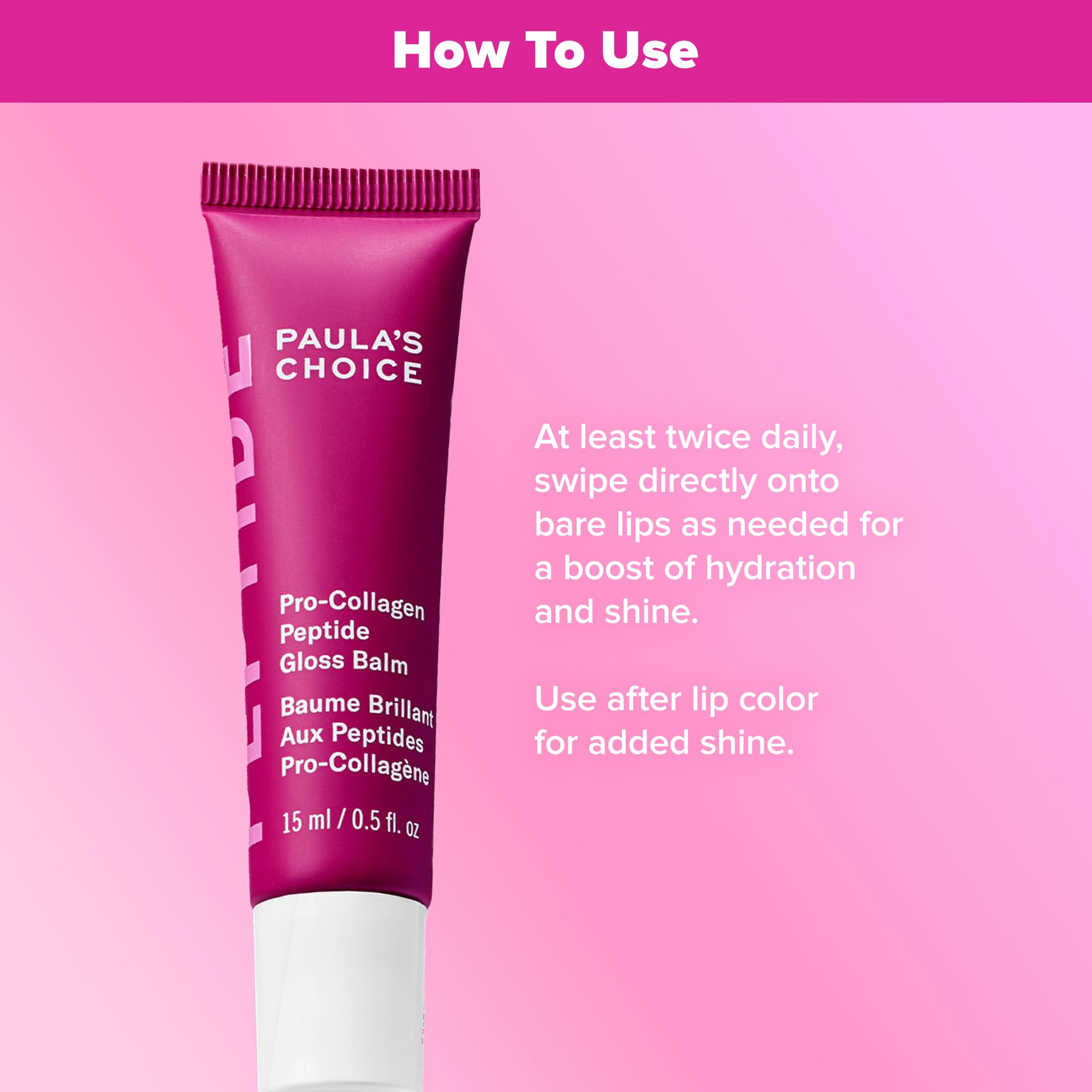 Paula's Choice fórmula no pegajosa mantiene labios hidratados sin irritación.