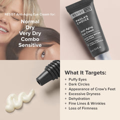 Paula's Choice RESIST crema para ojos, ilumina la mirada y suaviza líneas.