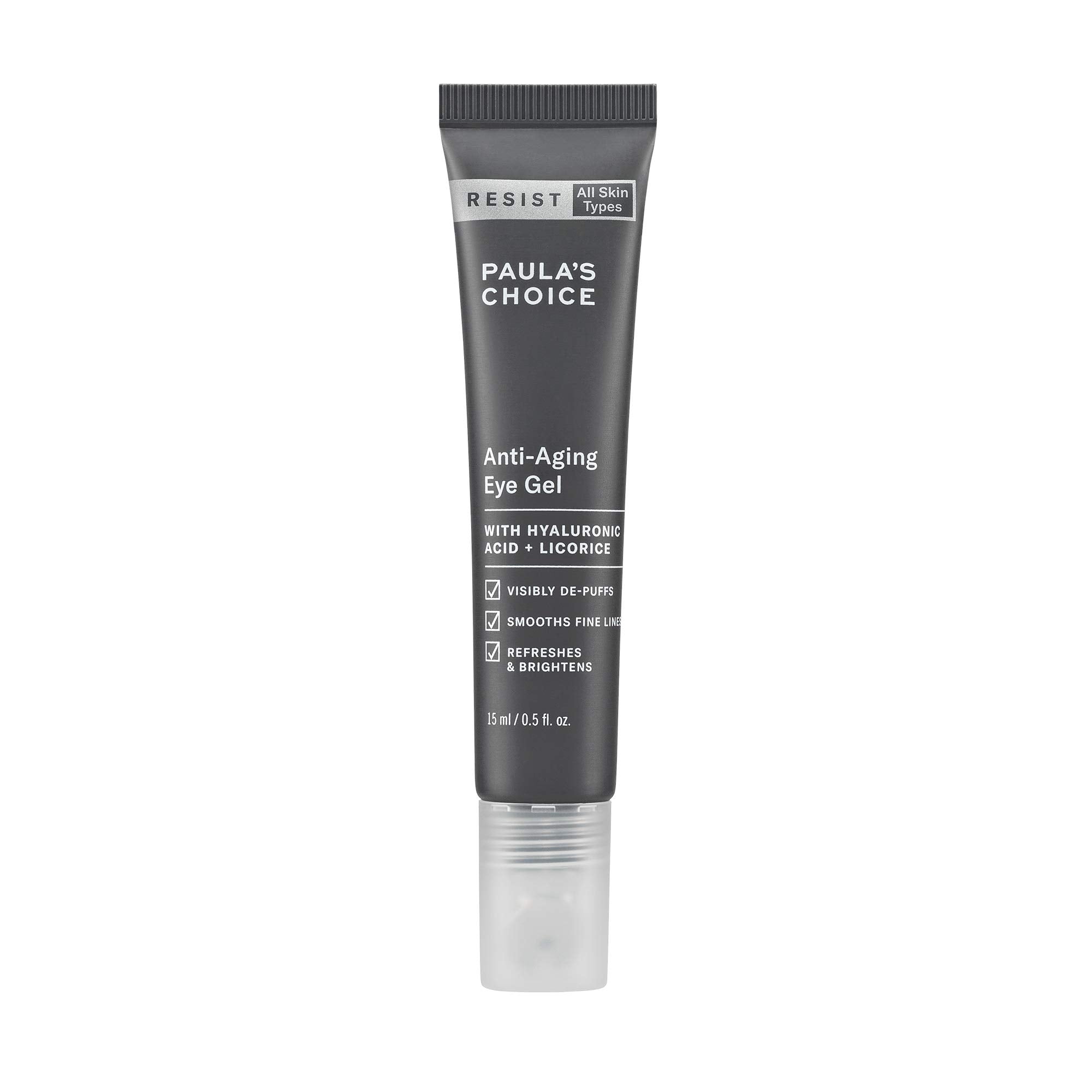 Paula's Choice Resist Gel para ojos, bote, hidratación suave para la mirada.