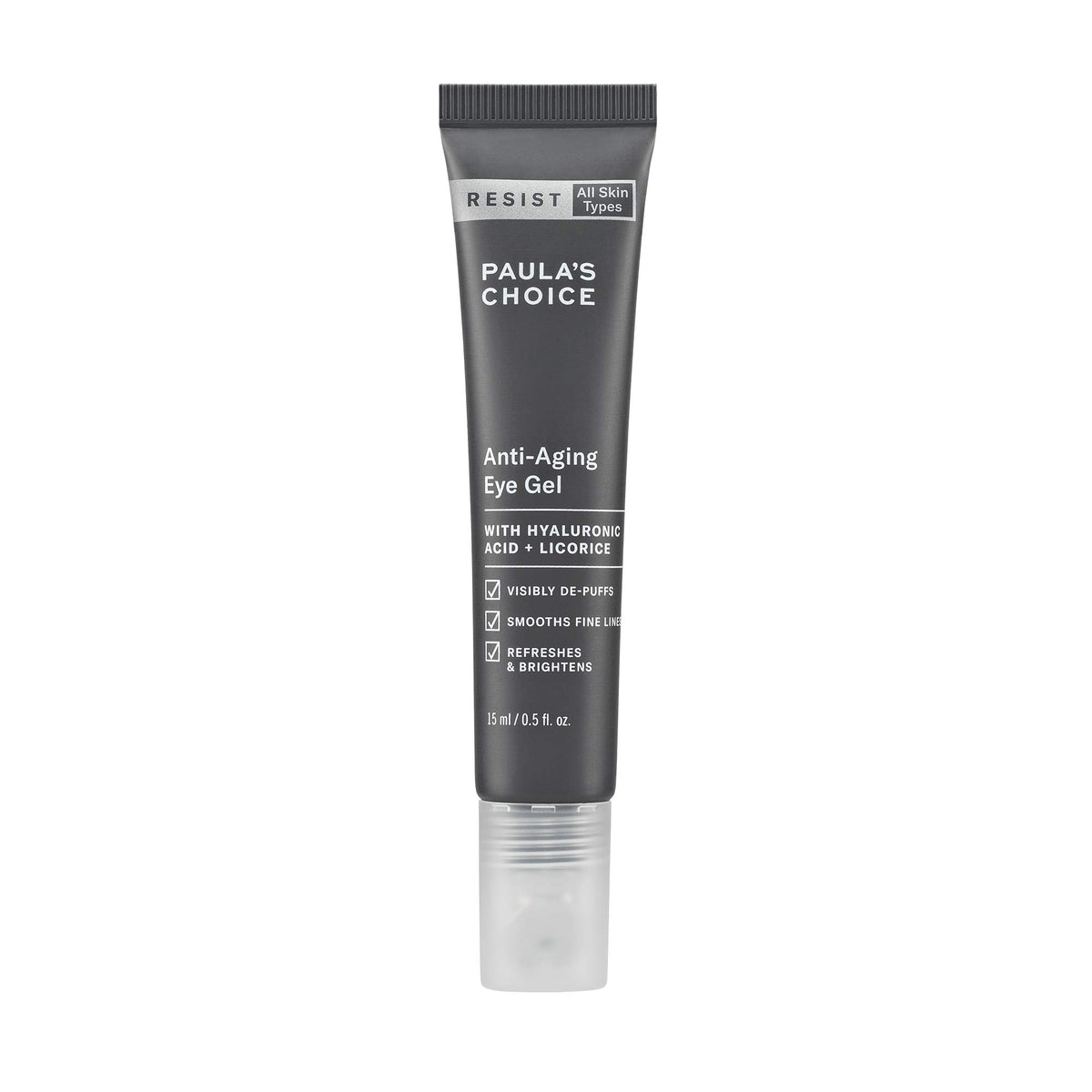 Paula's Choice Resist Gel para ojos, bote, hidratación suave para la mirada.
