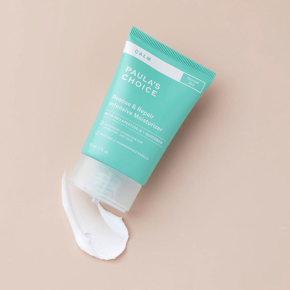 Paula's Choice CALM crema rostro en bote, fórmula sin fragancia para piel sensible.