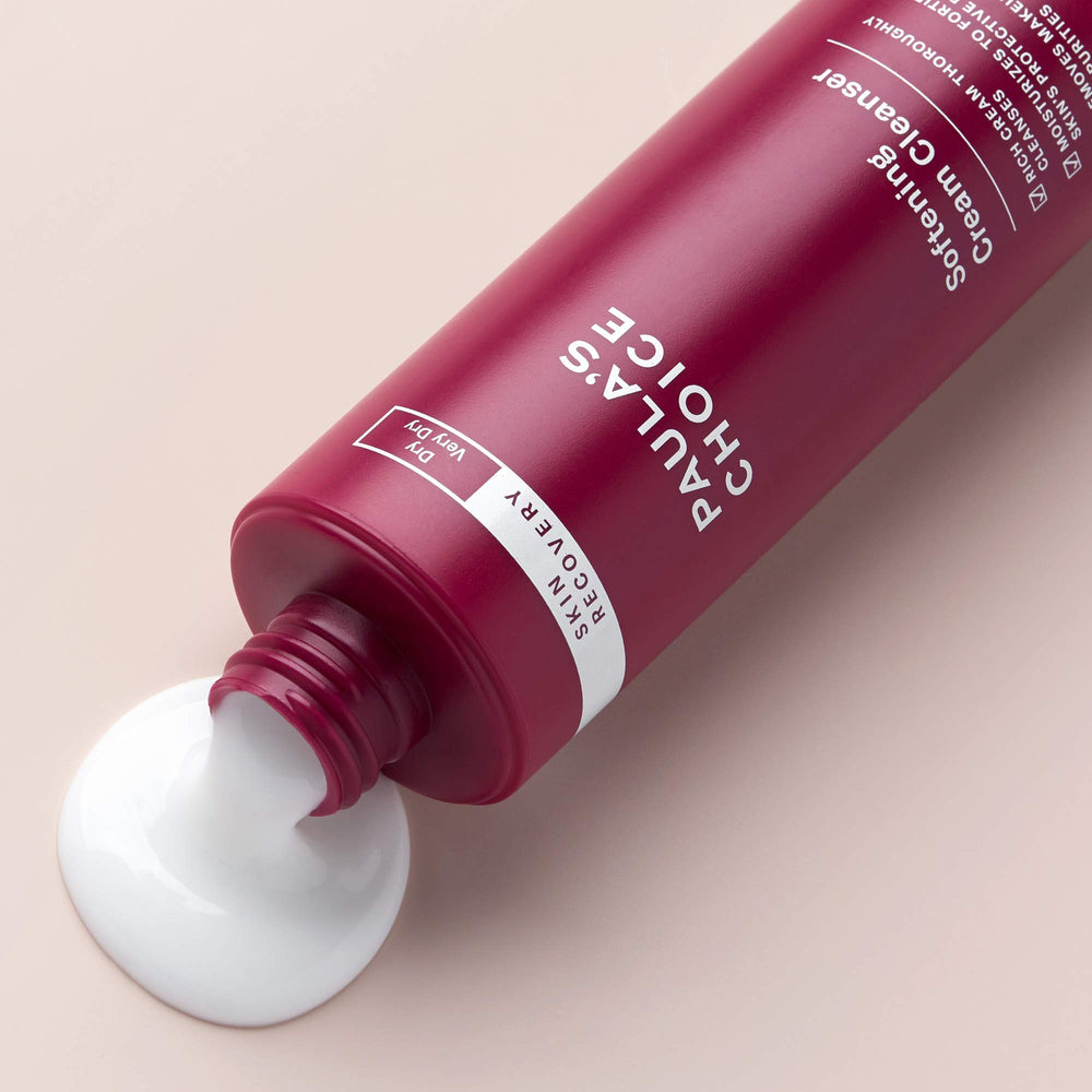 Paula's Choice Skin Recovery crema limpiador, piel deshidratada, ayuda a suavizar la superficie.