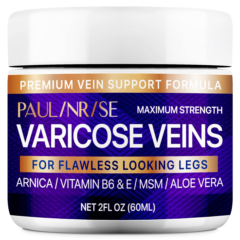 PAULINRISE crema para venas varicosas en piernas, mejora la circulación y apariencia.