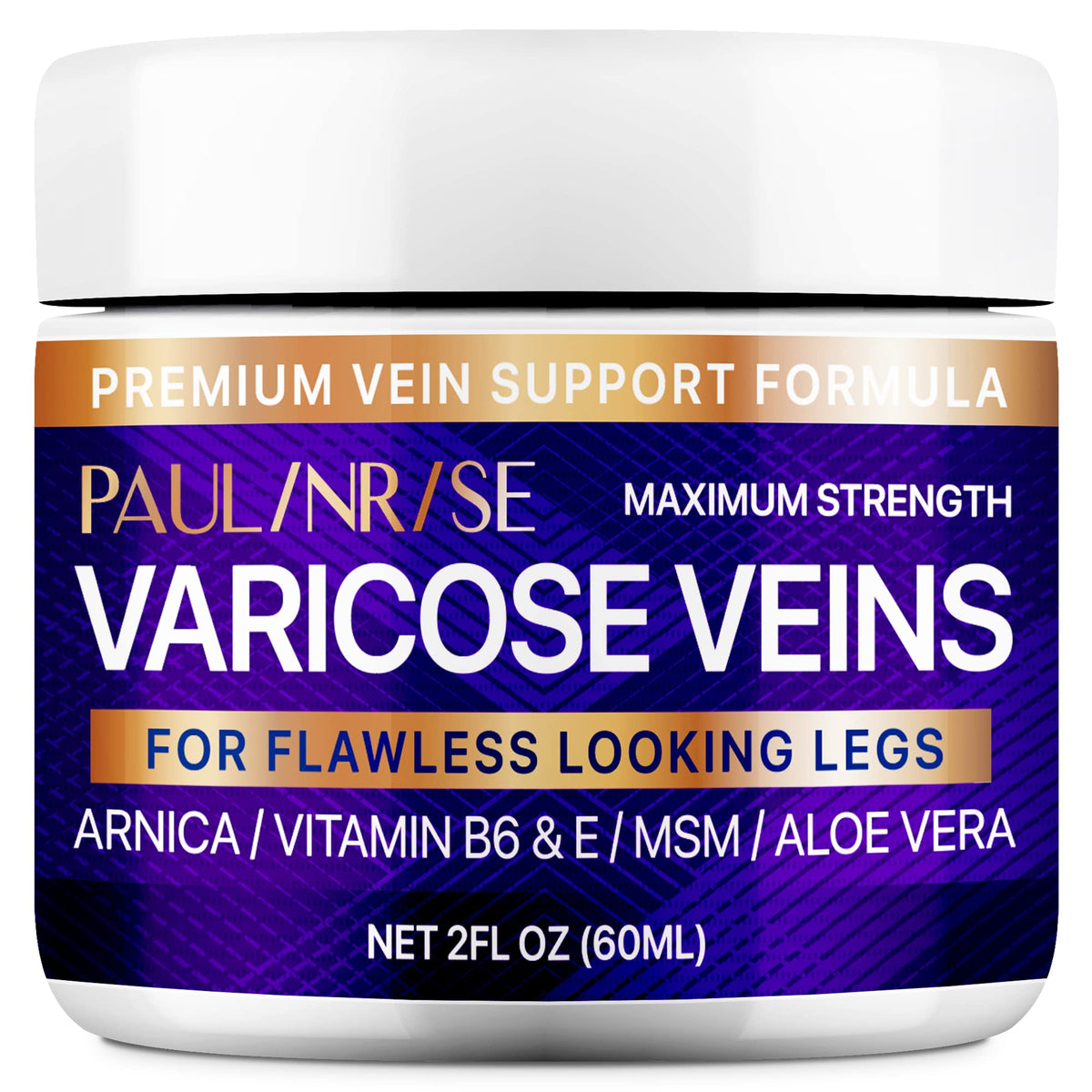 PAULINRISE crema para venas varicosas en piernas, mejora la circulación y apariencia.