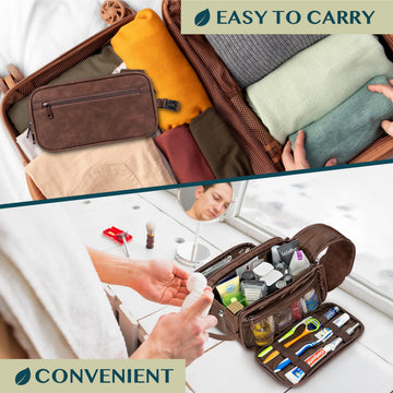 PAVILIA bolsa de aseo gran capacidad, guarda todo lo esencial de viaje.