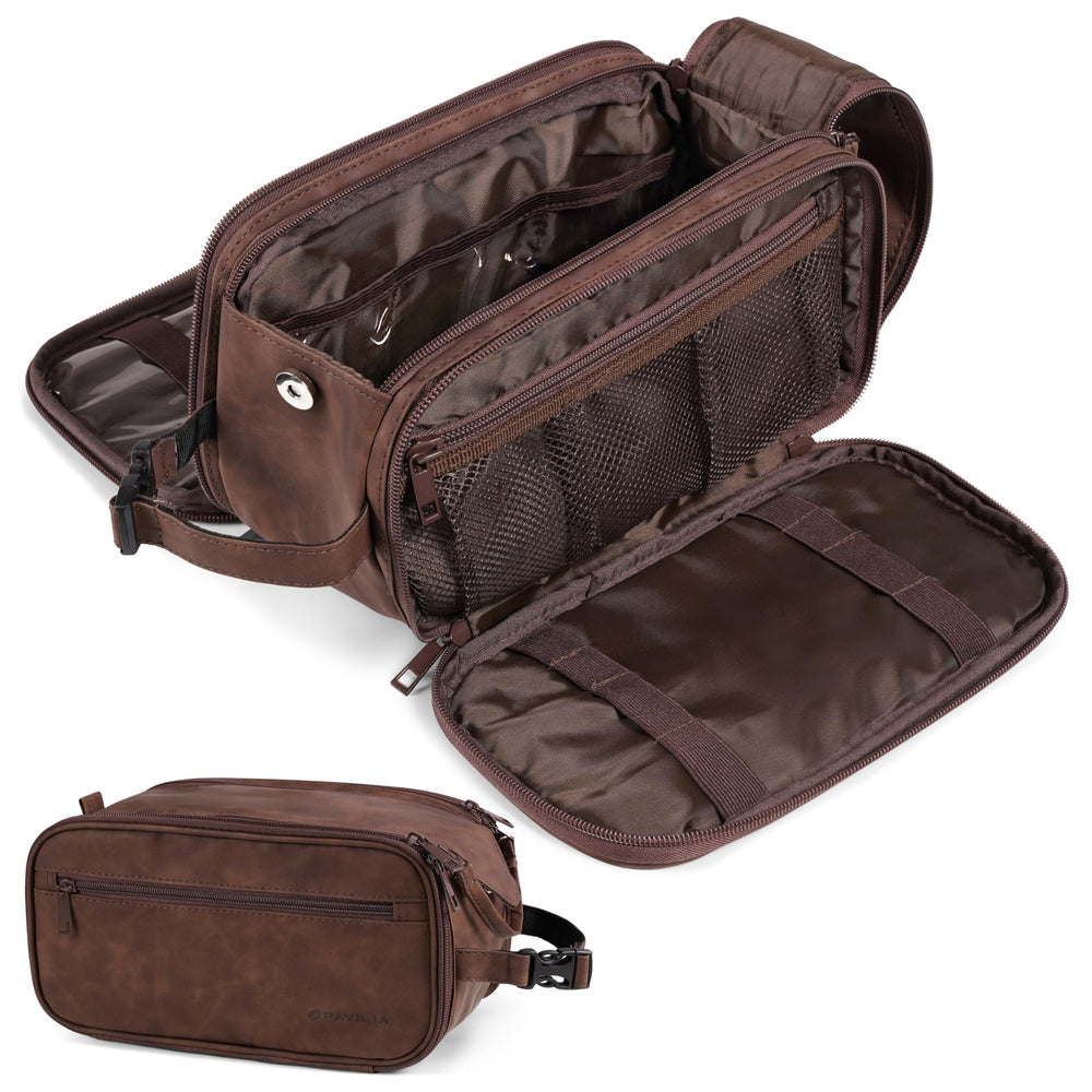 PAVILIA bolsa de aseo grande exterior, ideal para viaje y organización