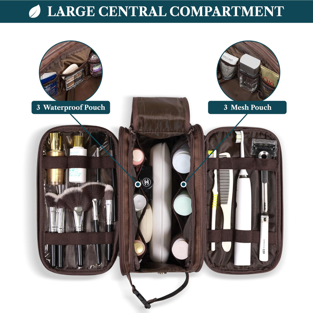PAVILIA bolsa de gran capacidad para kits de aseo completos