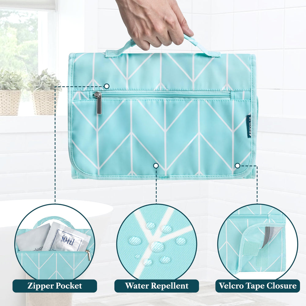 PAVILIA neceser resistente al agua, ideal para líquidos