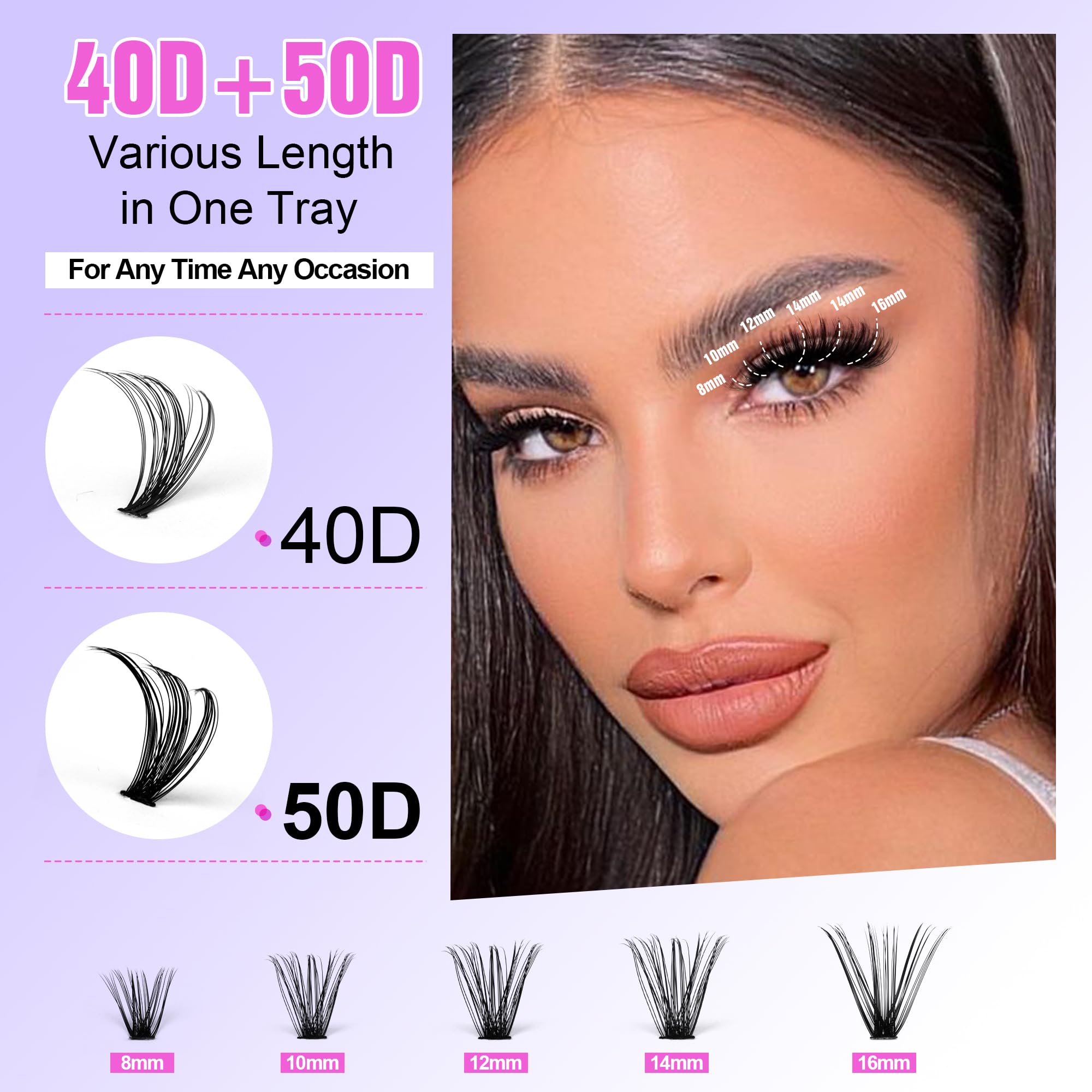 Pawotence: pestañas de 8-16mm para looks versátiles