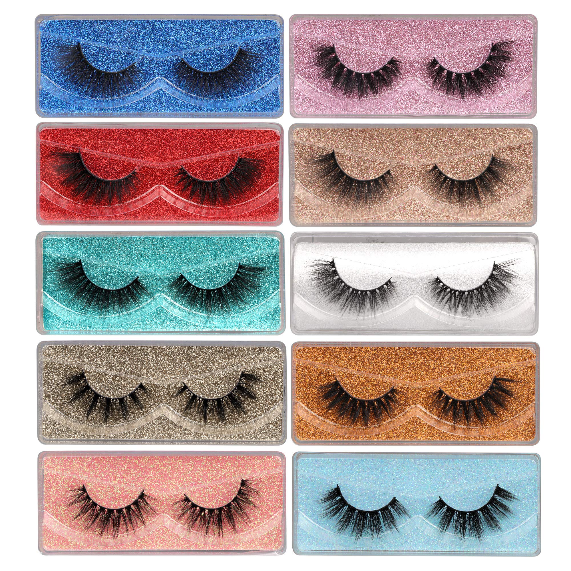 pawotence pestañas wispy 18mm brinda volumen natural y acabado suave para diario