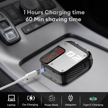 PAXA estuche protector compacto para viajar y proteger la afeitadora.