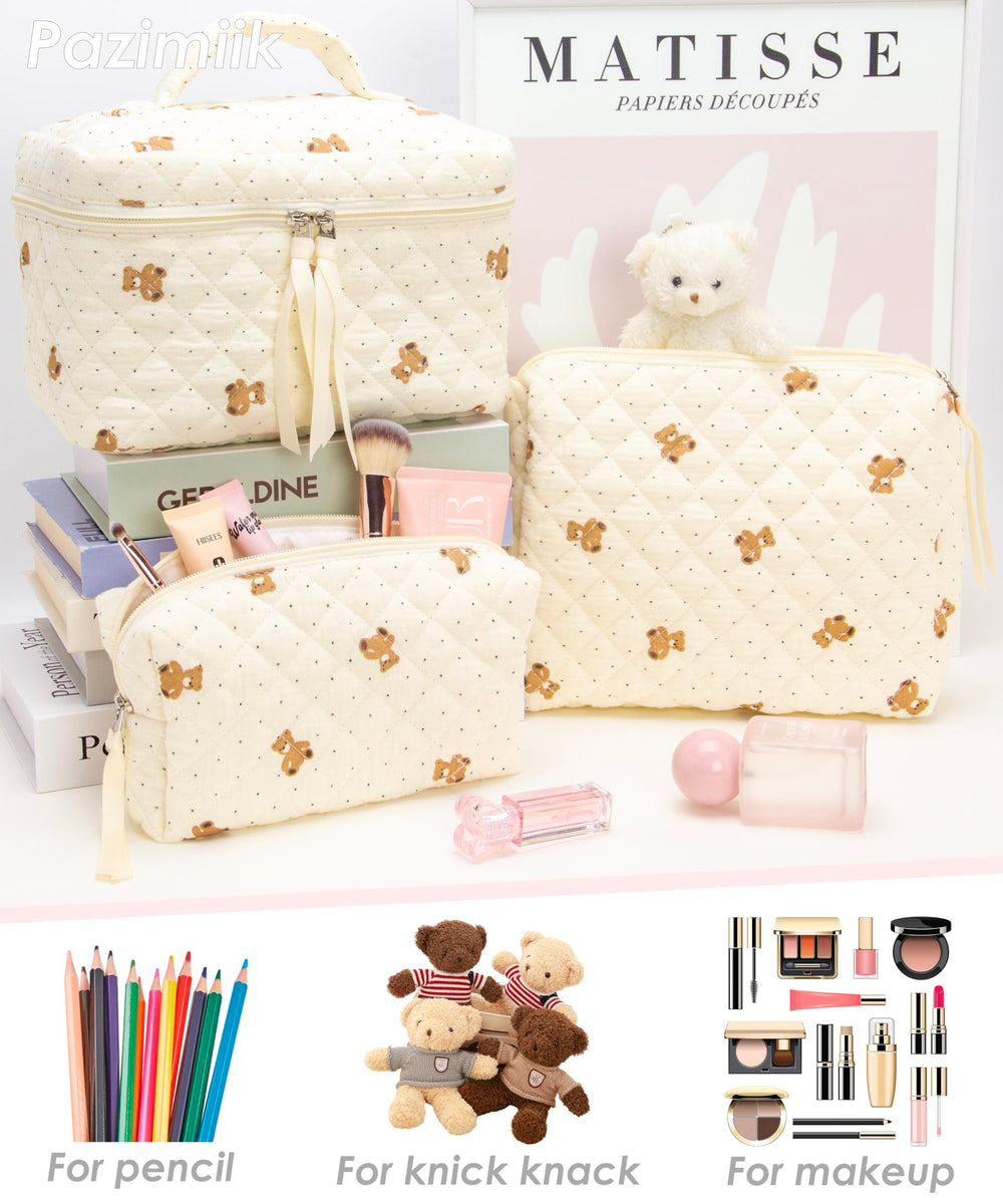 PAZIMIIK bolsa de maquillaje práctica para mantener todo organizado