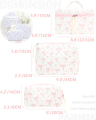 PAZIMIIK bolso maquillaje pequeño para viaje, ideal para retoques.