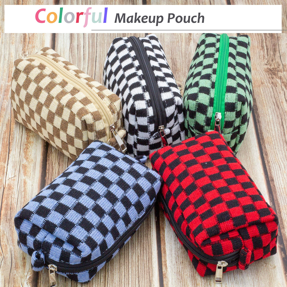 PAZIMIIK bolsa de maquillaje compacta ideal para bolso o maleta en viajes.