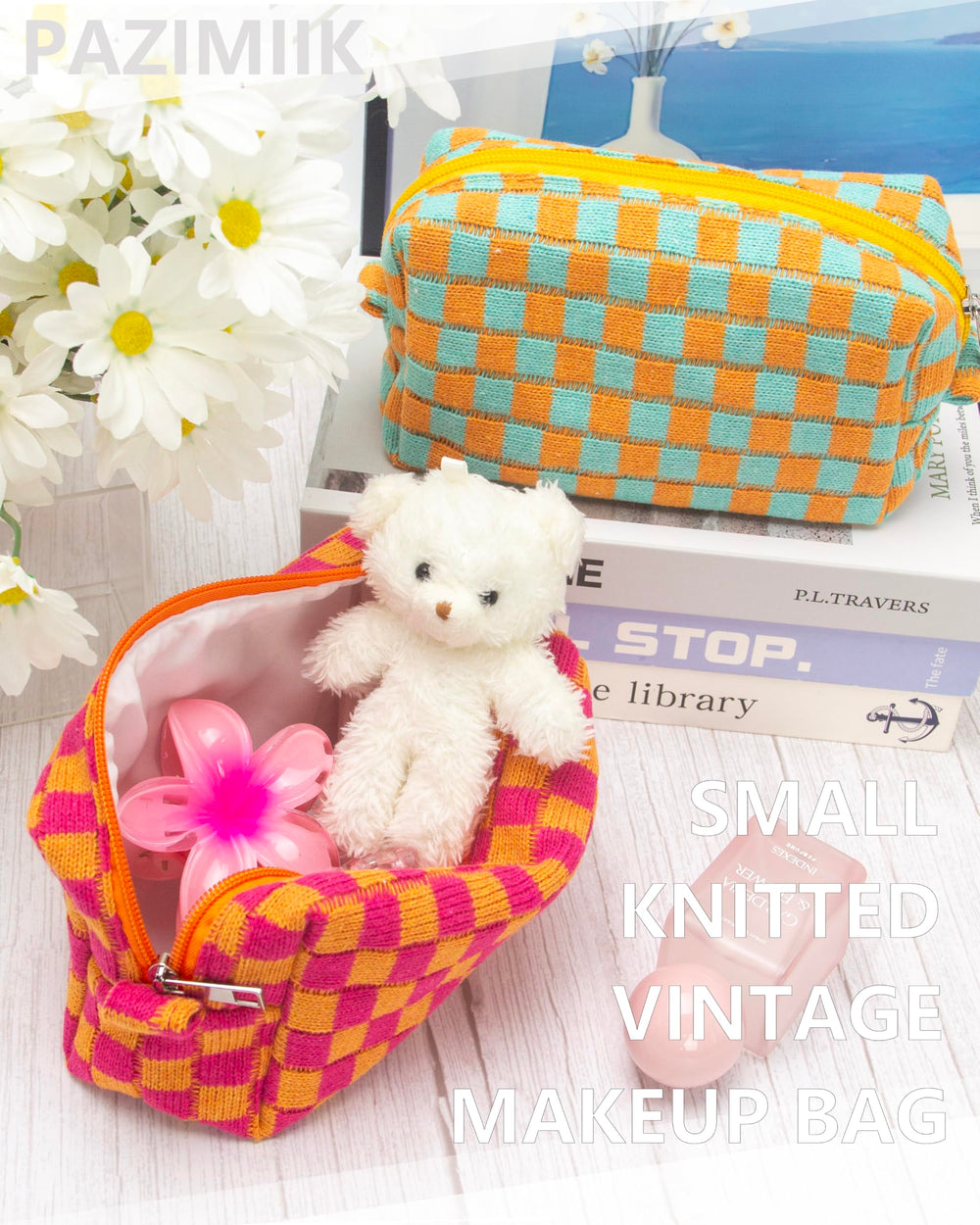 PAZIMIIK ideal para organizar cepillos, pintalabios y sombras