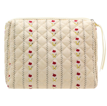 PAZIMIIK bolsa maquillaje acolchada exterior elegante para viajar y organizar