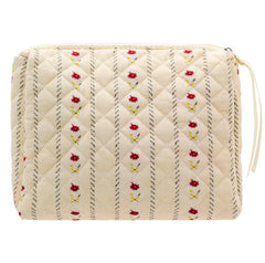 PAZIMIIK bolsa maquillaje acolchada exterior elegante para viajar y organizar