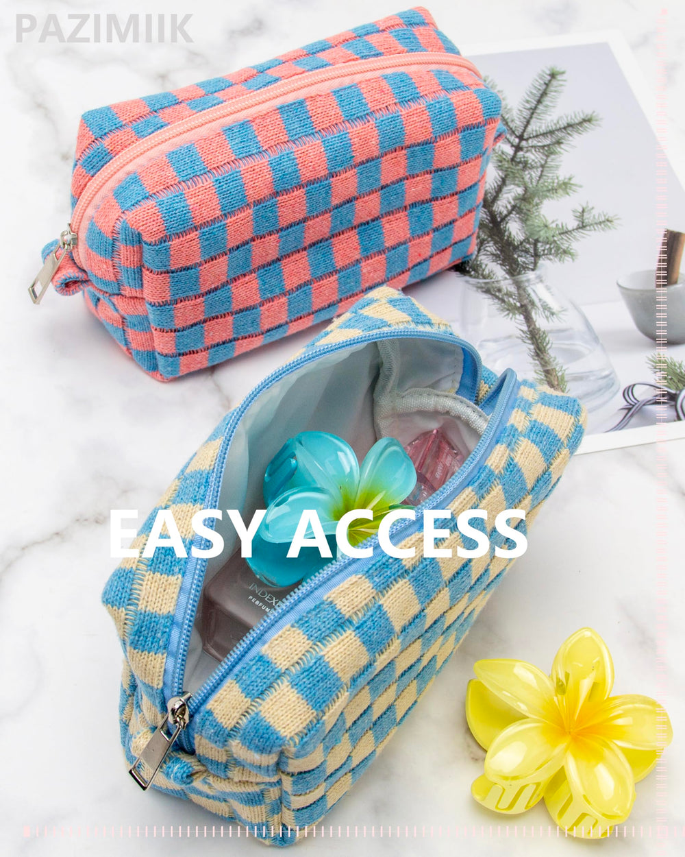 PAZIMIIK bolso maquillaje regalo perfecto, diseño ideal para ocasiones especiales.