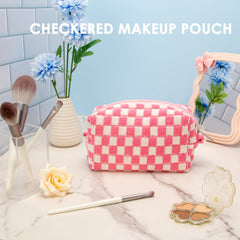 PAZIMIIK bolsa maquillaje diseño rectangular estable en tu bolso.