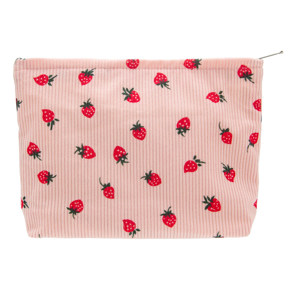 PAZIMIIK Bolsa de maquillaje grande con cierre metálico para mantener todo seguro