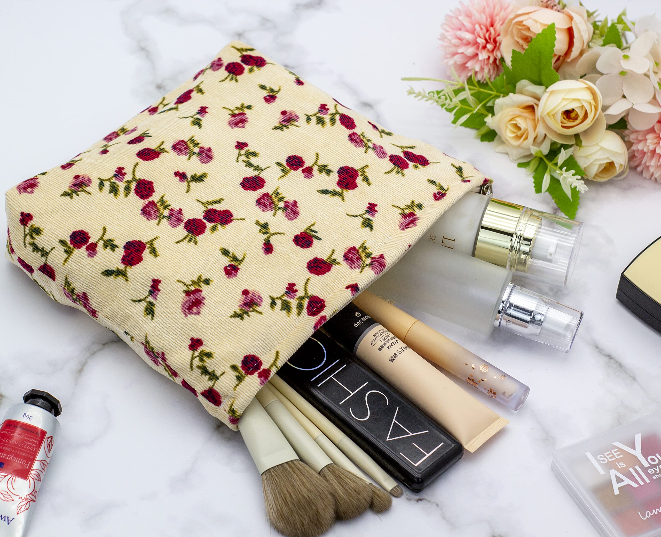 PAZIMIIK uso diario y viaje, bolsa versátil para maquillaje y aseo.