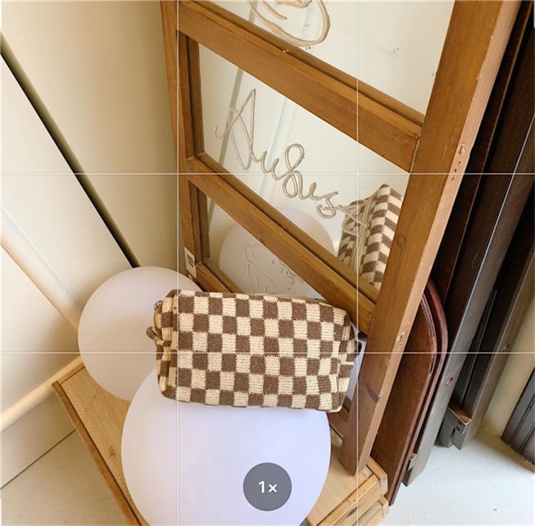 PAZIMIIK bolsa maquillaje uso diario, ideal para esenciales de belleza
