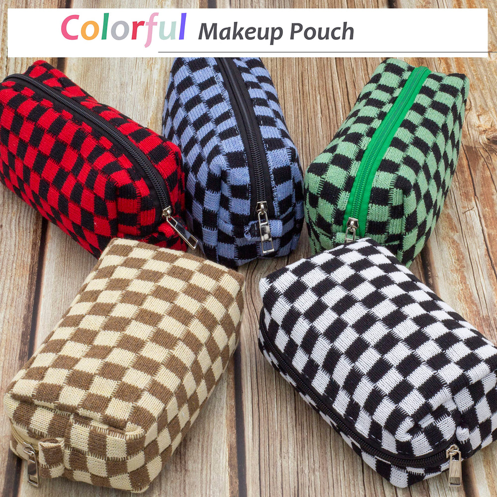 PAZIMIIK bolsa maquillaje viaje compacto, encaja en bolso o maleta