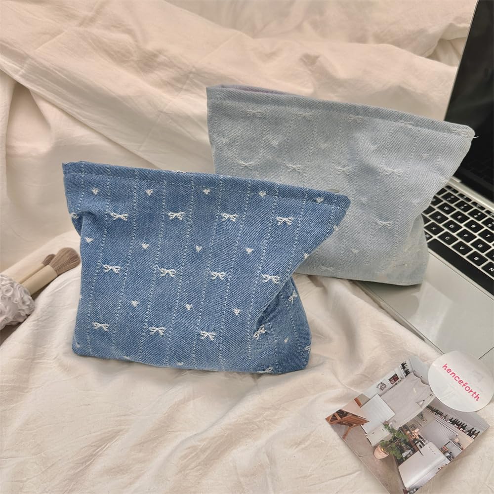 PAZIMIIK bolsa viaje azul jean con estilo atemporal