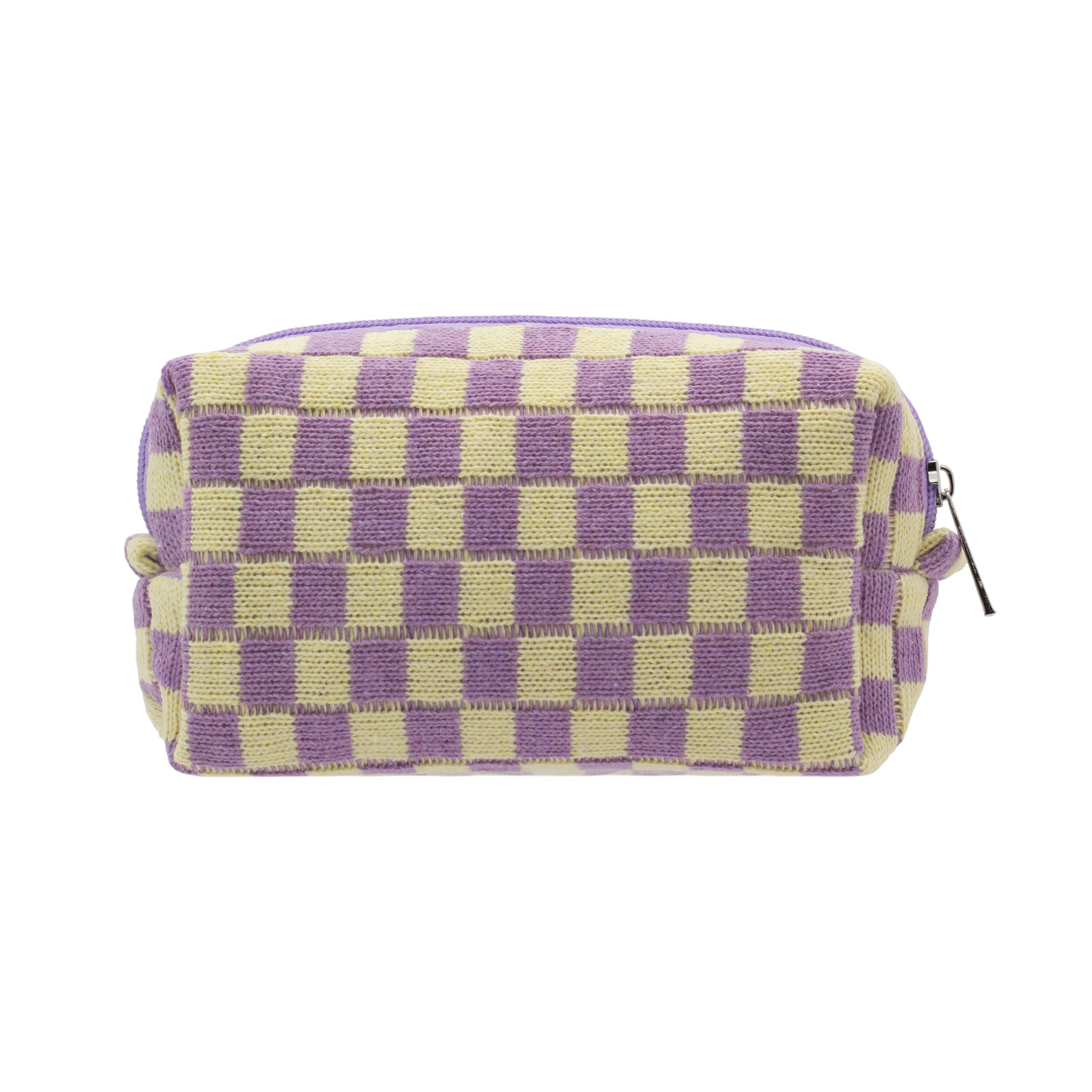 PAZIMIIK bolso maquillaje cuadros frontal, acceso rápido en viajes.