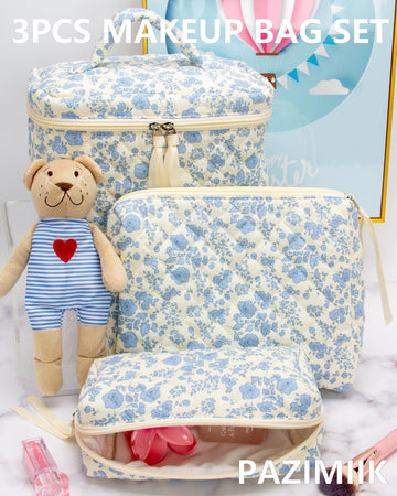 PAZIMIIK conjunto de bolsas maquillaje para viaje, ideal para mantener todo a mano