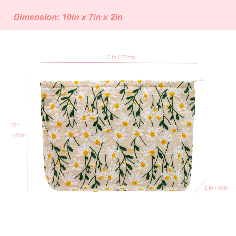 PAZIMIIK diseño Daisy blanco, estilo femenino