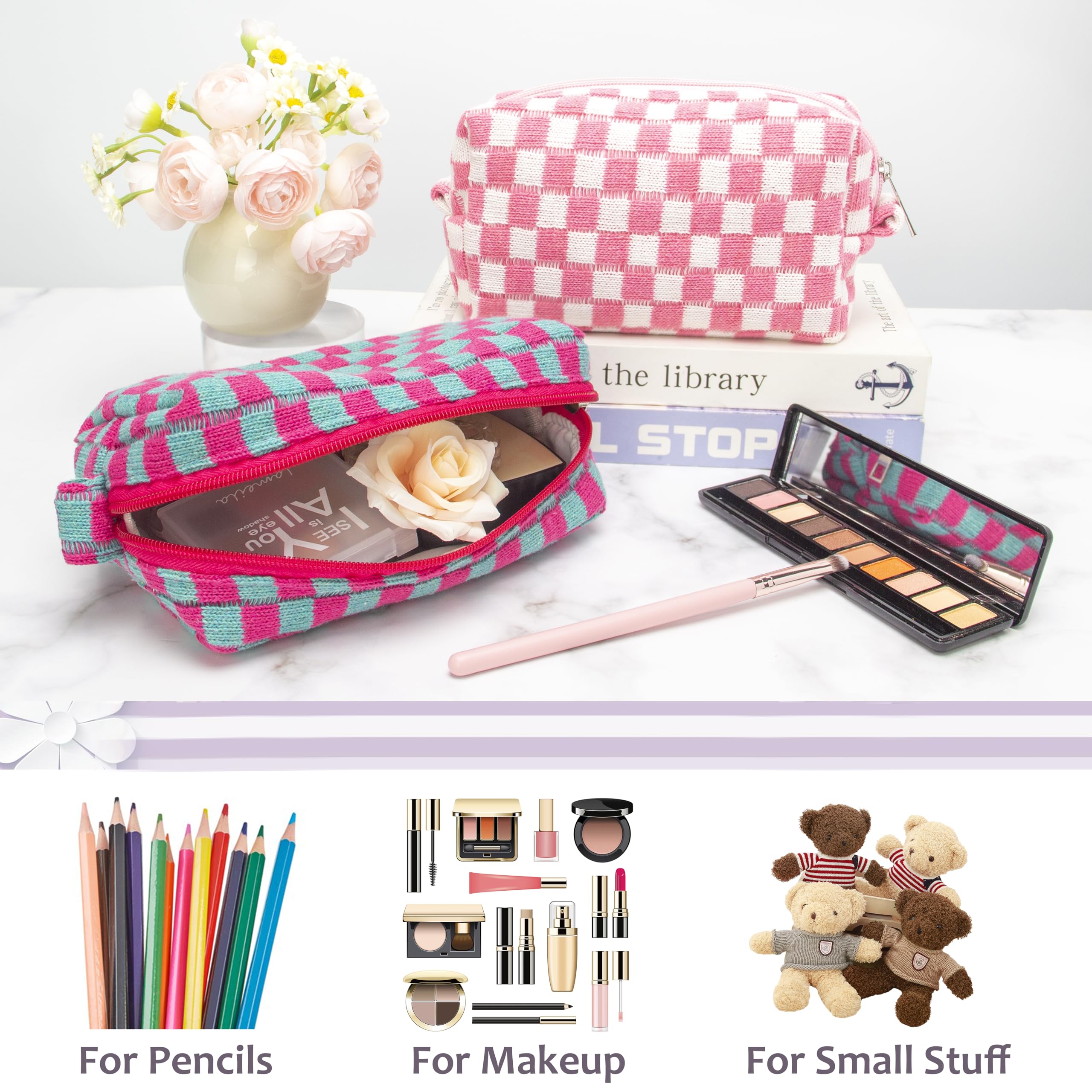 PAZIMIIK dimensiones 17x9x7 cm muestran tamaño compacto para bolsos.