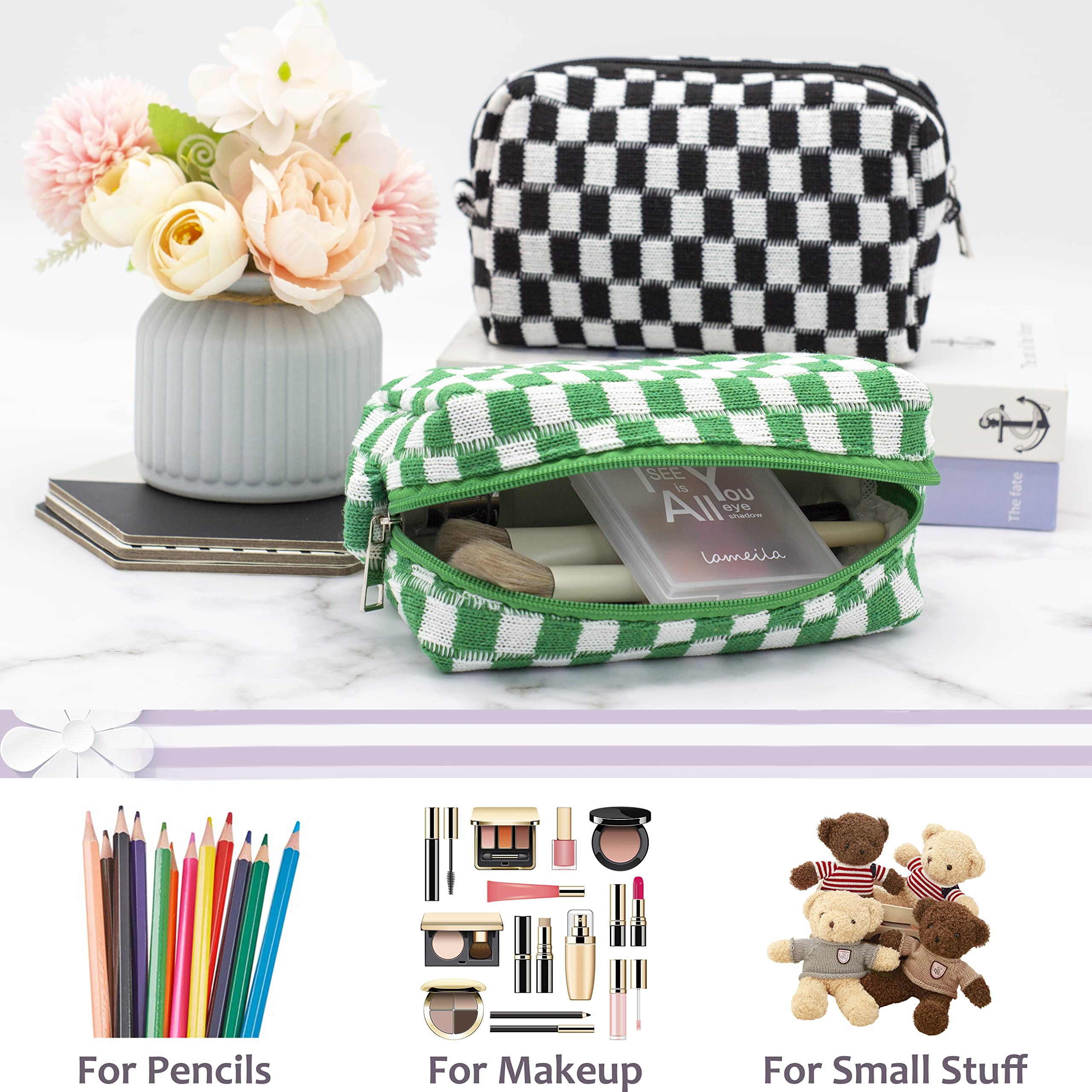 PAZIMIIK estuche rectangular con cierre metálico, seguro y elegante.