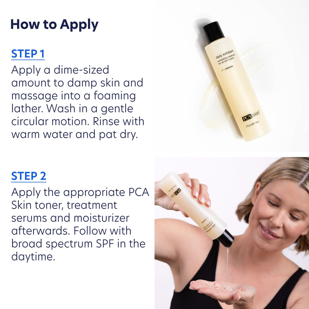 PCA SKIN exfoliante afina poros y prepara la piel para sueros.