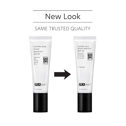 PCA SKIN Hydrator Plus, textura sedosa, protector solar para piel seca y sensible.