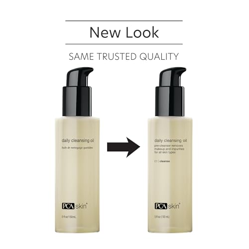 PCA SKIN Desmaquillante facial en aceite para piel seca, aplicación suave.