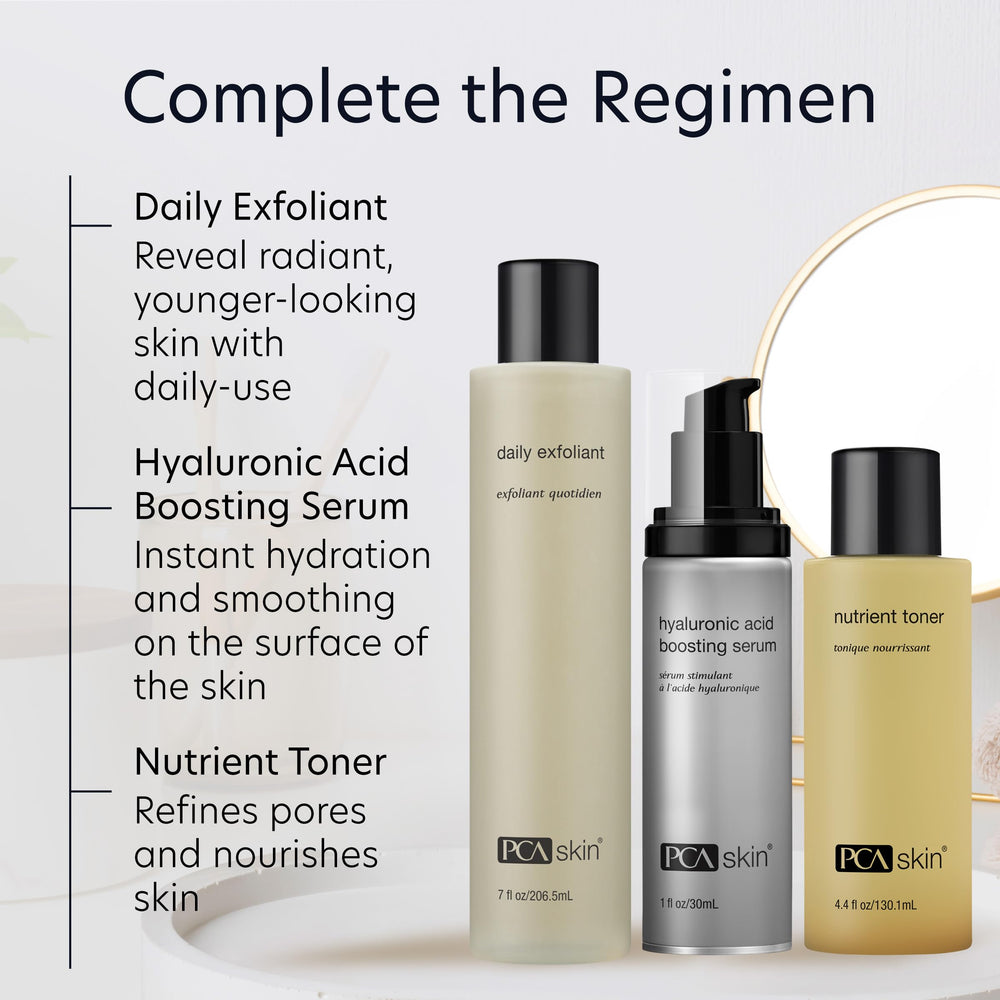 PCA SKIN exfoliante biodegradable de uso diario.