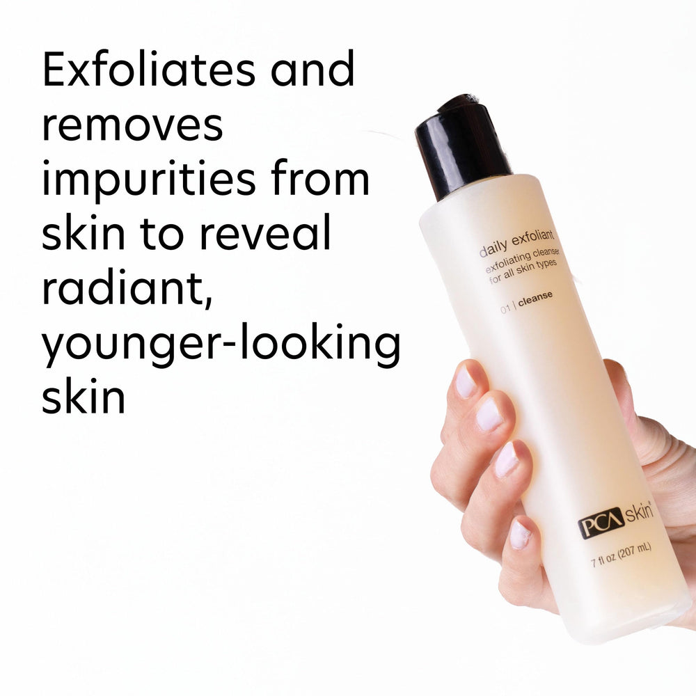 PCA SKIN exfoliante facial para piel sensible que suaviza.