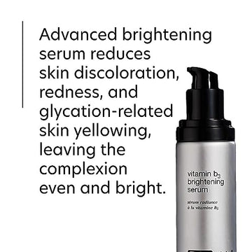 Niacinamida en PCA SKIN Vitamin B3 Brightening Serum para tono uniforme.