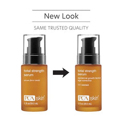 PCA SKIN Total Strength Serum en envase de 1 onza para dosis diaria.