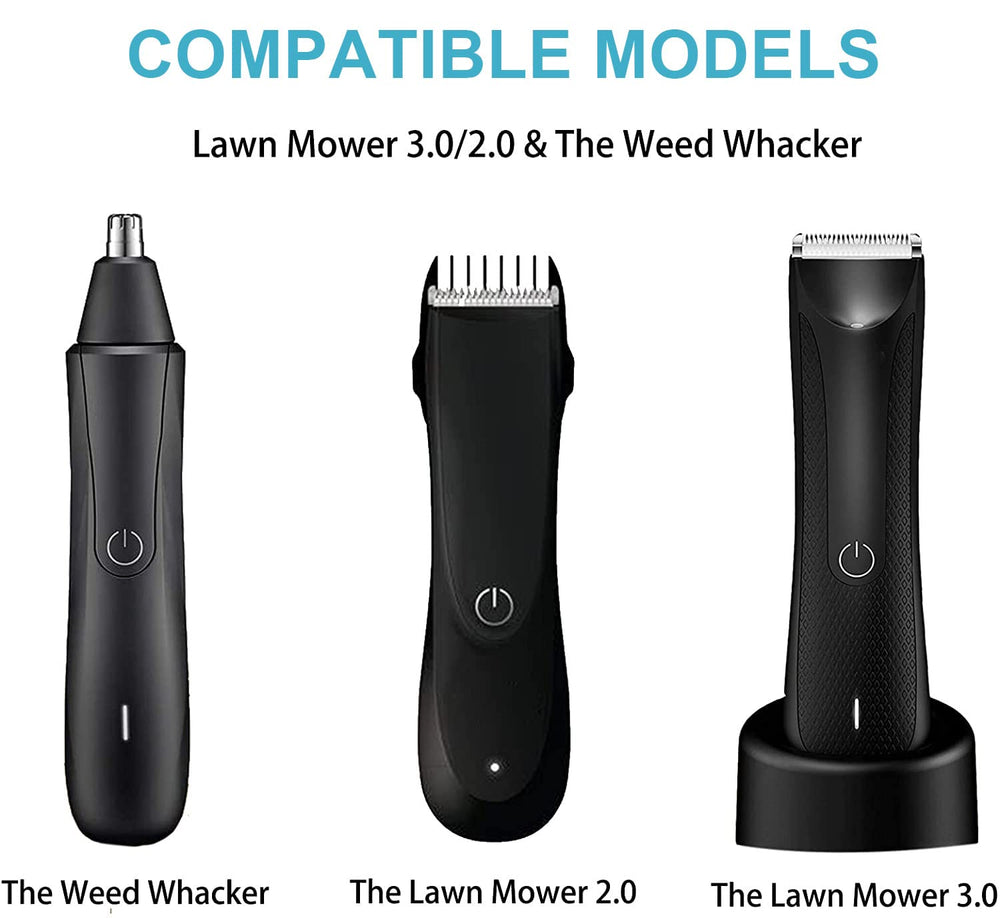PDAPTMAG cargador compacto para Manscaped Lawn Mower 3.0/2.0, ideal para viajes.