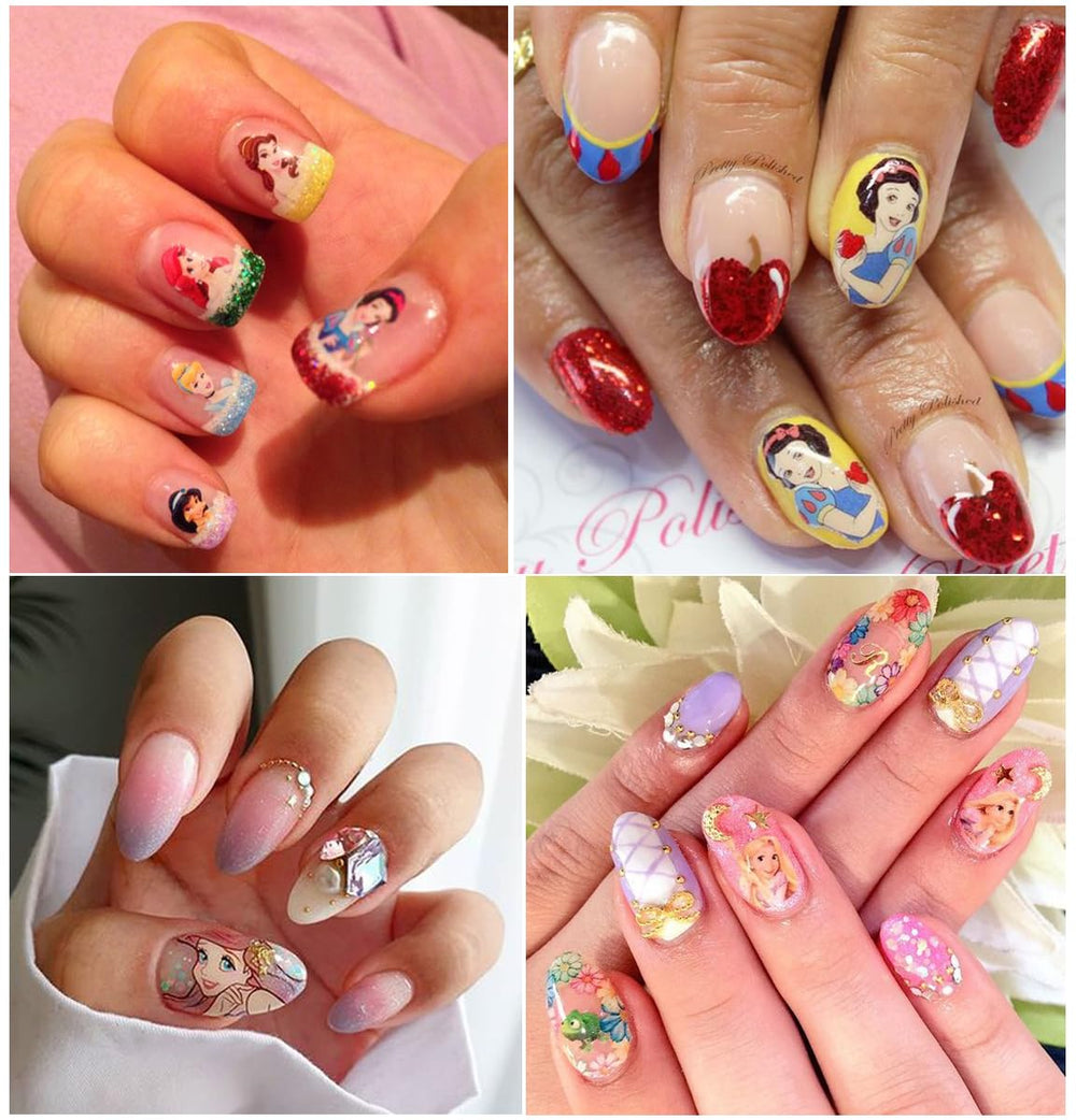 PDFADSK pegatinas de uñas de arte sencillo, fáciles de aplicar en minutos.