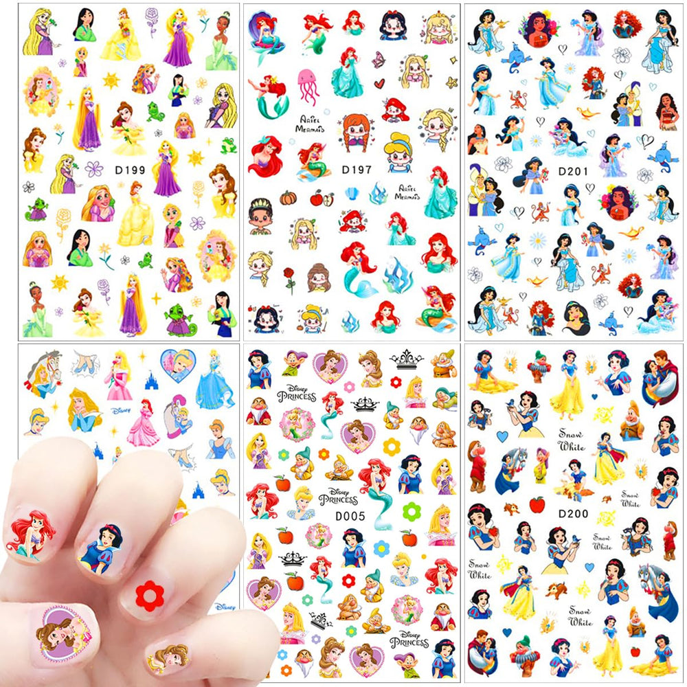 PDFADSK decoraciones de uñas con temática dibujo animado, útiles para personalizar tu manicura.