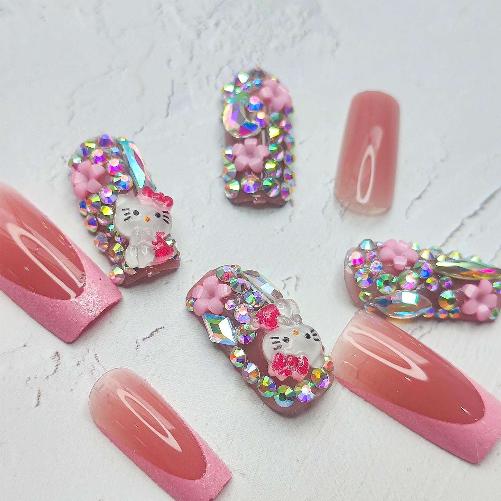 PDFADSK estuche de uñas 24 piezas, lista para personalizar.