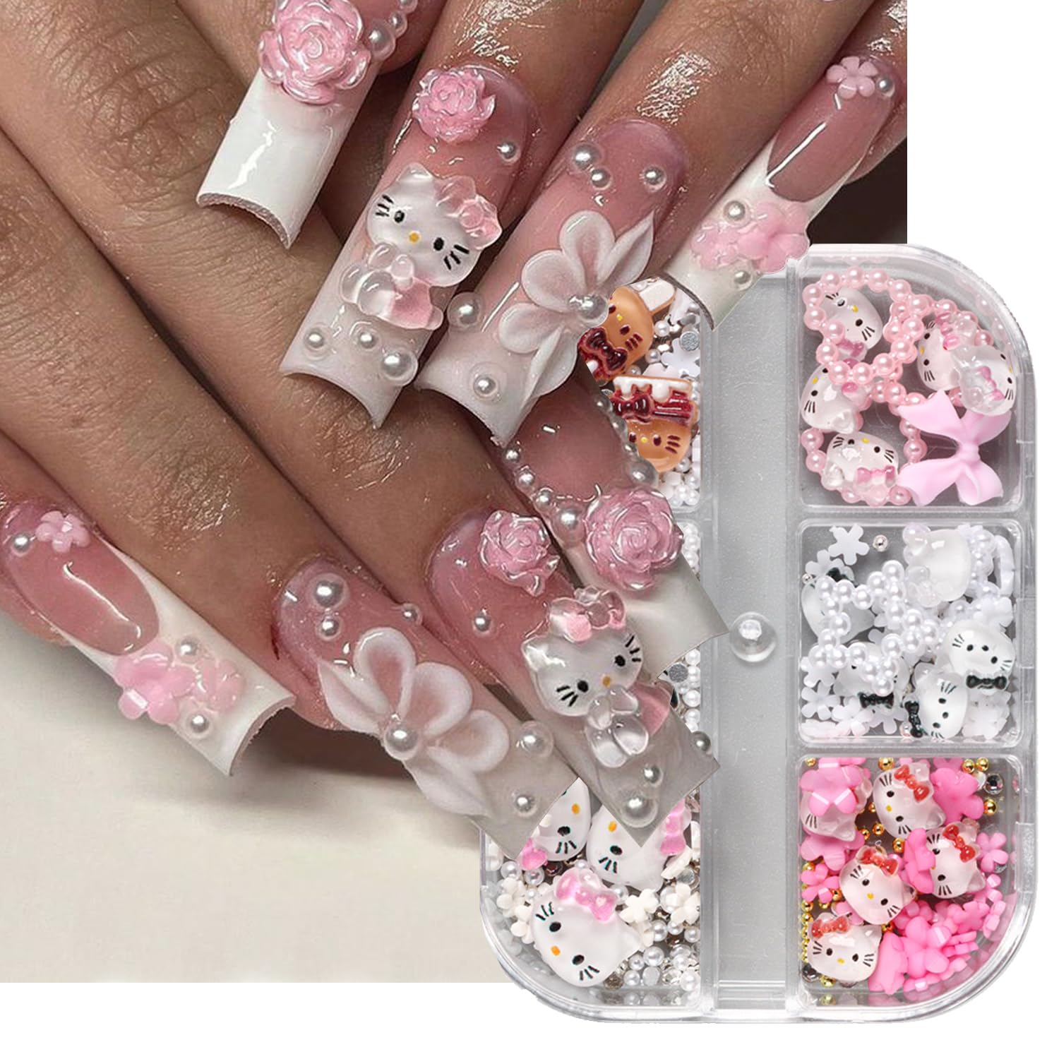 PDFADSK Lazo 3D para uñas, ideal para decoración elegante